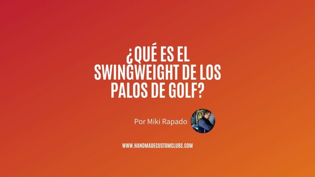 swingweight de los palos de golf