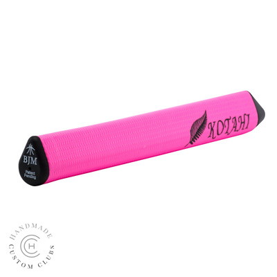 BJM Kotahi Impugnatura Per Putter Gigante 14" In Silicone - Rosa Neon + Nastro Gratis