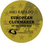 Recognition of Miki Rapado as clubmaker of the year in 2016