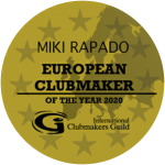 Reconocimiento a Handmade Custom Clubs en 2020 por ser el clubmaker mejor valorado.